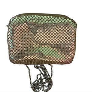 Vintage VTG Gold Chainmail Formal Party Clutch Purse Bag